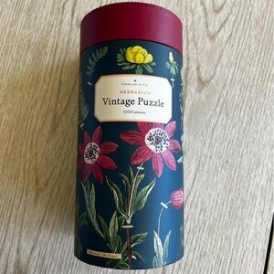1000 Piece Floral Herbarium Puzzle Cavallini and Co.